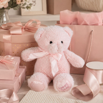 Soft toy Teddy Bear Richard Pink