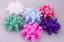 Bows PP 12 cm. Color with a pattern of 6 pcs.