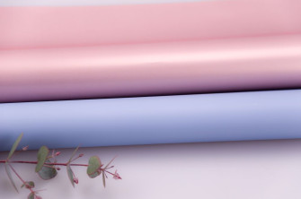 Плівка матова двостороння 60 × 60 см Pink gold 108 Blue Smoke