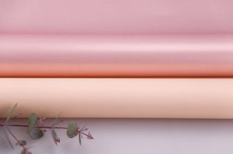 Пленка матовая  двосторонняя 60 × 60 см Pink gold 058 Peach