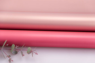 Плівка матова двостороння 60 × 60 см Pink gold 019 Rust
