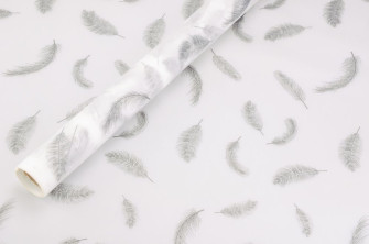 The film "Feathers" (black) is matte in a roll
