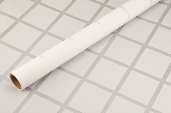 The film "Squares" (white) matte in a roll