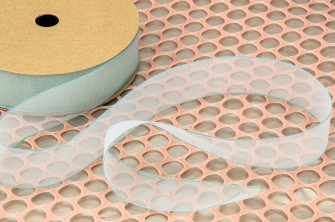 Tender organza with shimmer (turquoise)