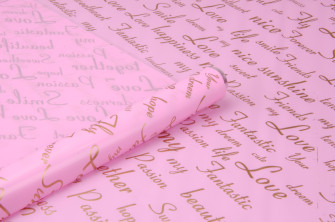 Tinted film «Writing»