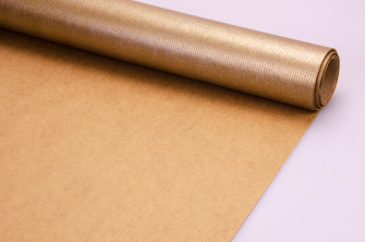 Paper Double Sided 07*10m Сraft + Gold 206