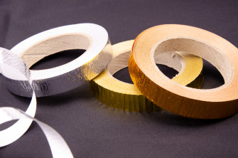 Ribbon 2 × 50 series Dolce metallized bark