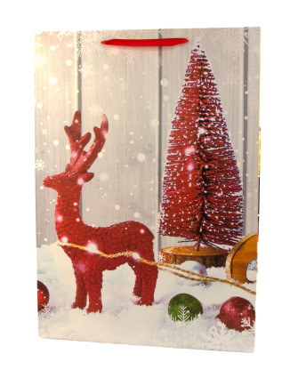 New Year's paper package in assortment 40 * 56 * 13sm