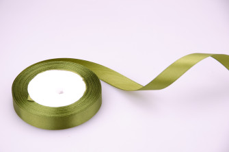 Satin ribbon 1,5cm * 25yards Olive 178/110