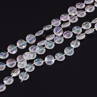 Acrylic beads "Diamond" in a roll of 10 mm * 30 m