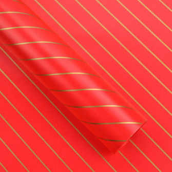 Double-sided film in a roll of 0.6 x 8 m diagonal P.MD-001-012 Red