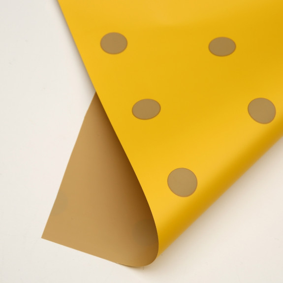 Film opaque bilateral "PEAS" in a roll of 0,6 x 8 m P.XXY-052 Orange