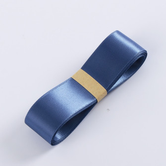 Satin ribbon R.CSZD.025-104 Blue Smoke