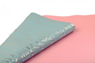 Double-sided metal film. 8m S.WTB-06 Lt Blue