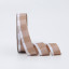 Стрічка текстильна в клітинку 2.6cм x 18ярд R.BGL-155 Milky Tea