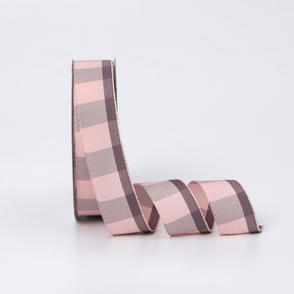 Textile tape in a cell 2.6cm x 18 yards R.BGL-166 Heliotrope