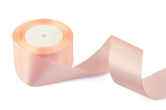 Satin ribbon 5 cm * 30 m Peach 183/109