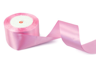 Satin ribbon 5 cm * 30 m Pink neon 79