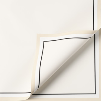 Matte film in sheets "White border" P.JYXK-01 Pearl White