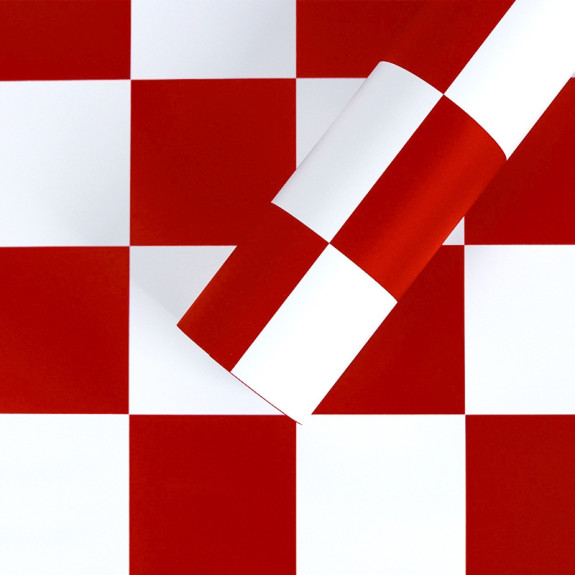 Пленка матовая в листах "Шахматы" S.YJN-3 Red
