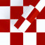 Пленка матовая в листах "Шахматы" S.YJN-3 Red