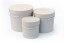 Set of tubes for flowers in a rhombus from 3 pieces 1018 Gray