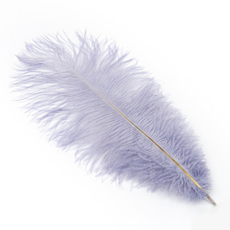 Ostrich feathers gray 40-45cm