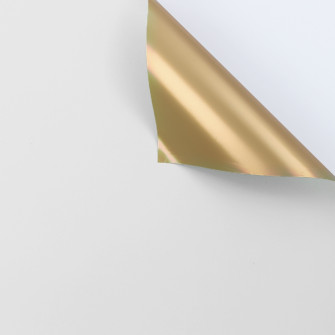 Плівка матова двостороння 60 × 60 см 116 White + Gold