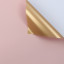 Matte double sided film 60 × 60 cm 166 Light Pink + Gold