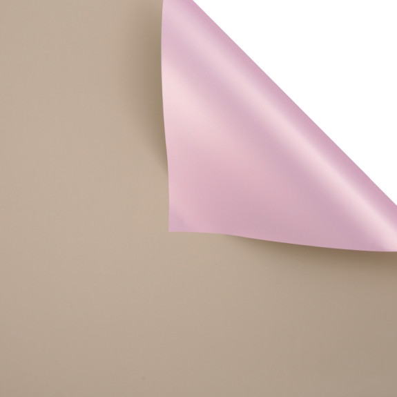 Плівка матова двостороння 60 × 60 см Pink gold 159 Light Brown