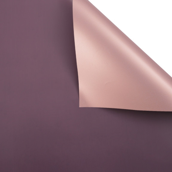 Плівка матова двостороння 238 Deep Purple + Rose Gold