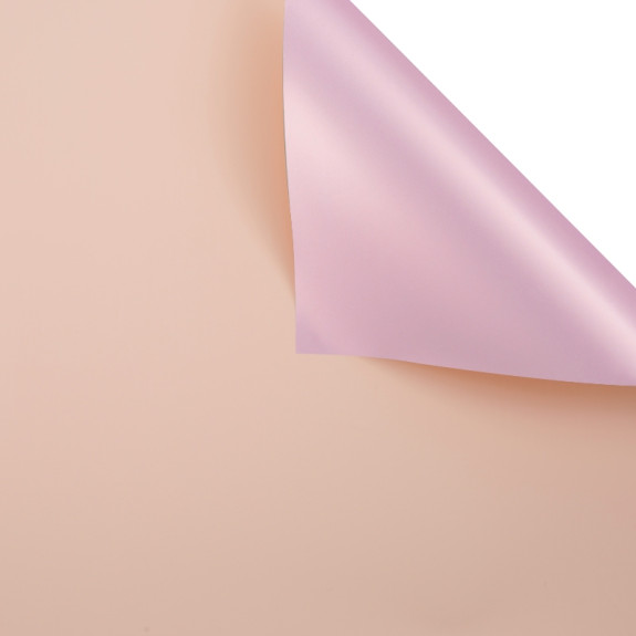 Matte double sided film 60 × 60 cm Pink gold 058 Peach