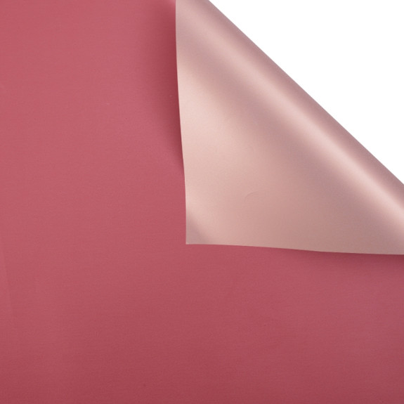 Плівка матова двостороння 60 × 60 см Pink gold 019 Rust