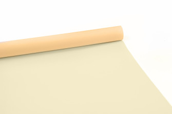 Плівка матова двостороння в рулоні 60см х 8м P.OY-054 Orange + Cream