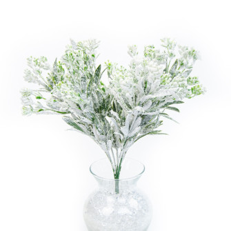 Artificial branch of a plant with glitter