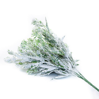 Artificial branch of a plant with glitter