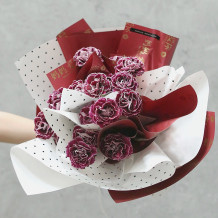 Matte film in sheets "Polka"