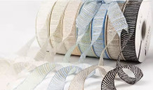 Textile stitching in dark colors