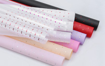 Matte film "Golden Hearts Swarovski" 50 microns