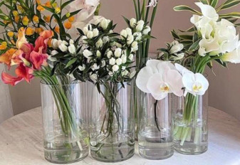 Cylinder vases