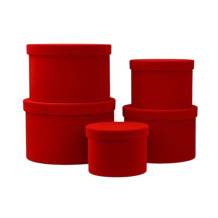 Set of round boxes of 5 pieces