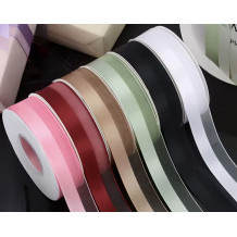 Satin and organza ribbon